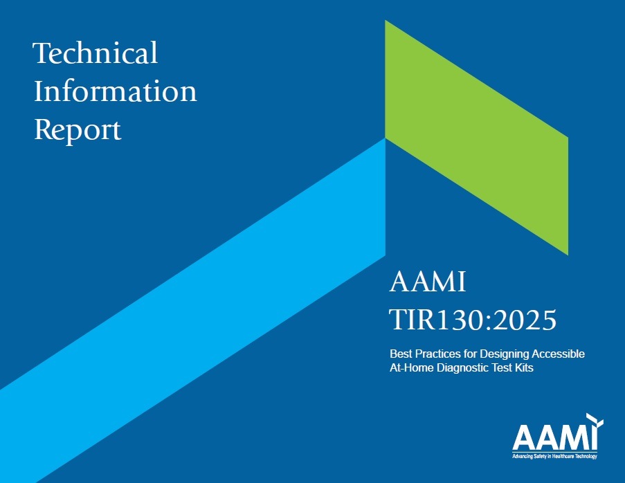 AAMI技術情報レポート TIR130, 2025: Best Practices for Designing Accessible At-home Diagnostic Test Kits