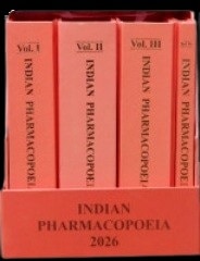 インド薬局方2026, 第10版 - Indian Pharmacopoeia 2026, 10th Edition (全4巻)