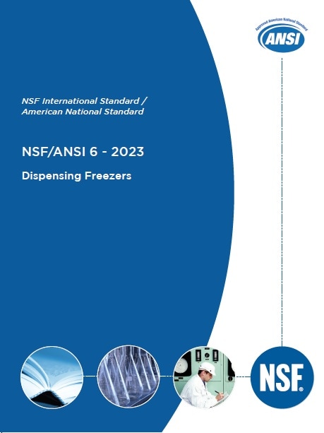 NSF/ANSI規格 6, 2023: Dispensing Freezers