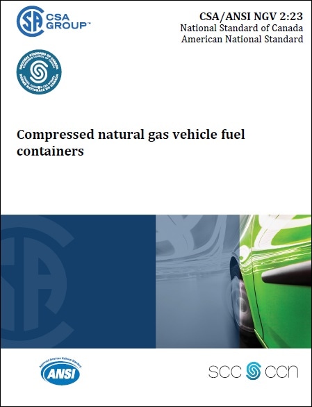 CSA規格 ANSI NGV 2, 2023: Compressed Natural Gas Vehicle Fuel Containers