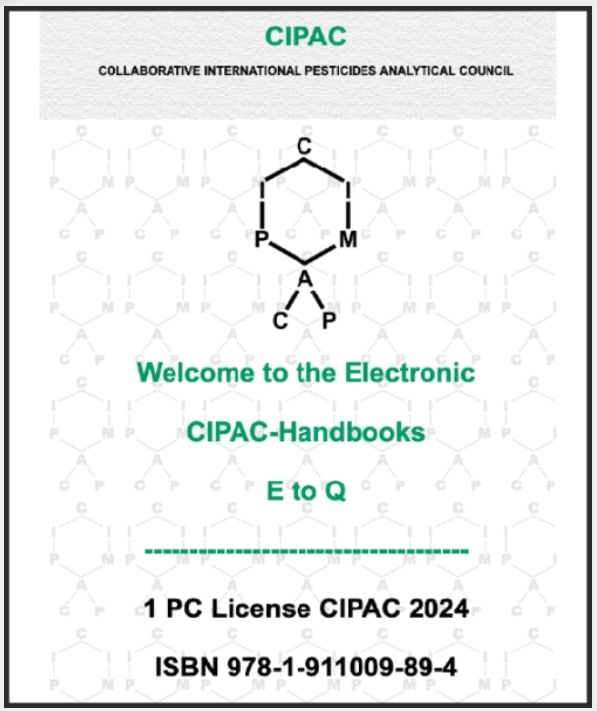 CIPAC Electronic Version E to Q 1 PC ライセンス