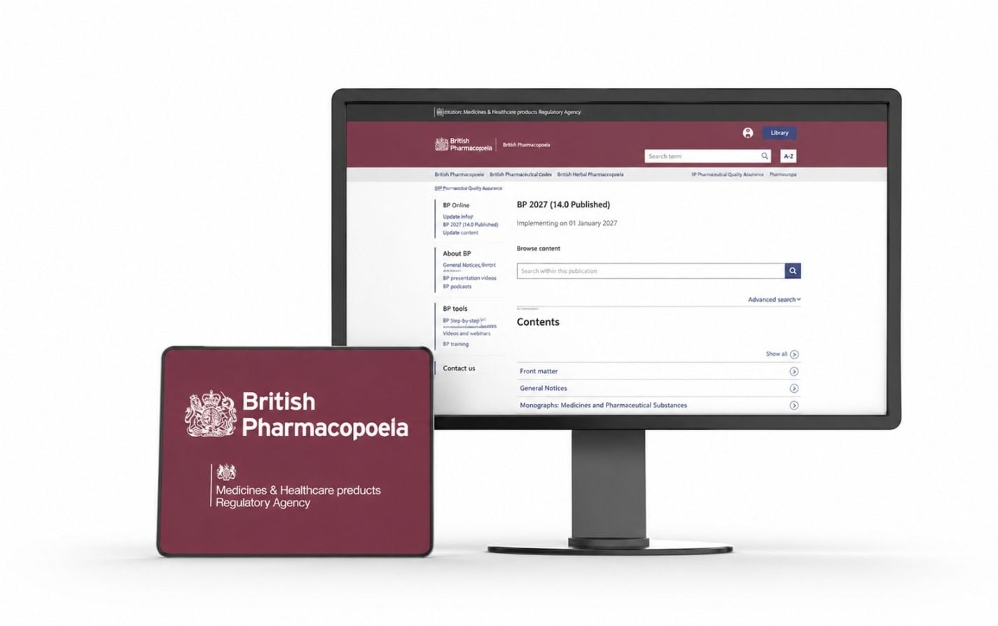 英国(イギリス)薬局方 British Pharmacopoeia 2027  (シングルユーザー オンラインライセンス）