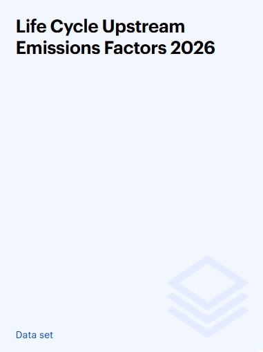 IEA Life Cycle Upstream Emissions Factors 2026 国際エネルギー機関ライフサイクルにおける上流の排出係数 2026年版データサービス  (エンタープライズライセンス）【見積商品】