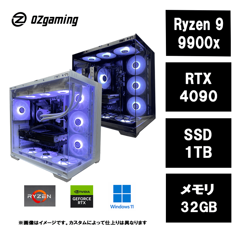 最新世代ゲーミングPC 白 RTX4070Ti Core i5-13600KF