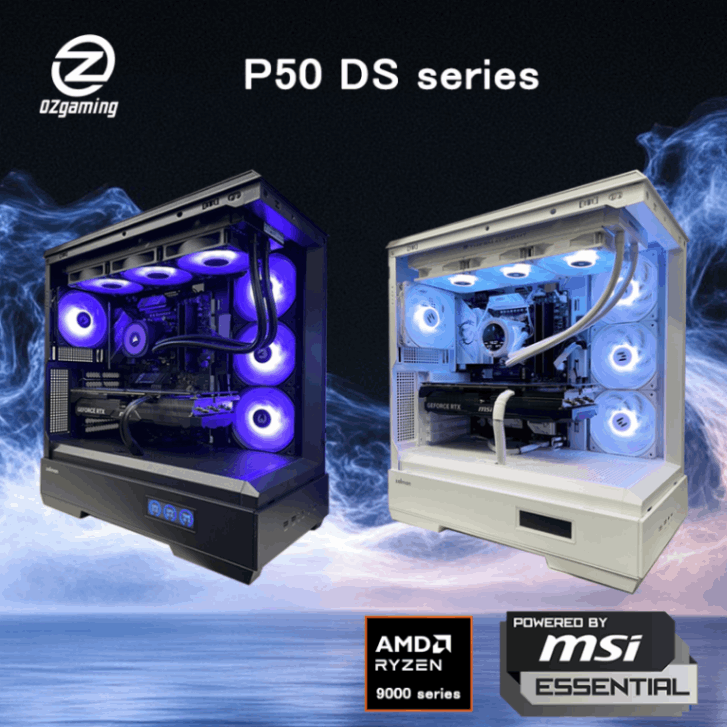 【P50series】 Ryzen9 9950x3D・RTX5070 搭載