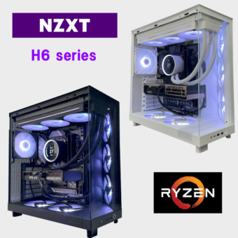 【NZXT H6】<br>Ryzen7 5700x・RX9060XT 16G 搭載