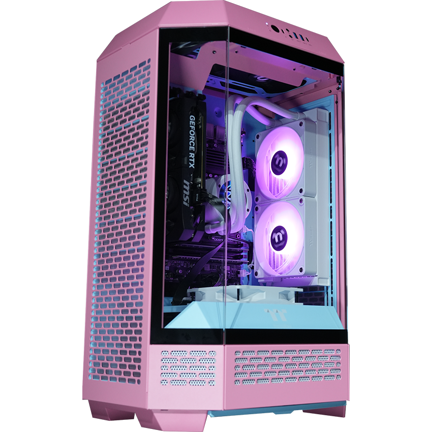 【Tower300ーBubble Pink】<br>Ryzen7 5700x・RTX5060 8G