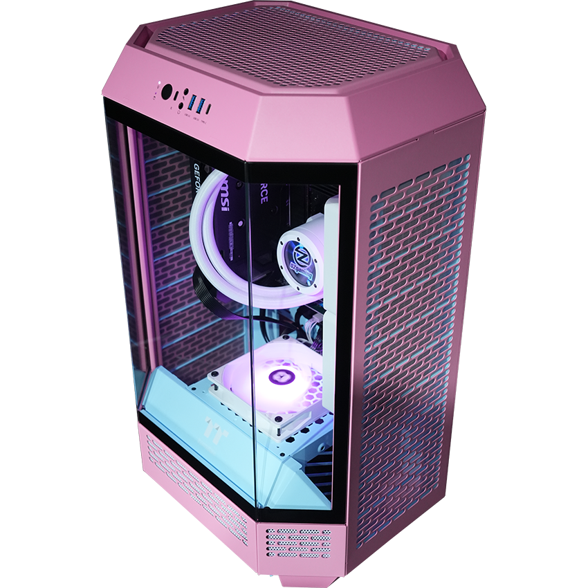 【Tower300ーBubble Pink】<br>Ryzen7 5700x・RTX5060 8G