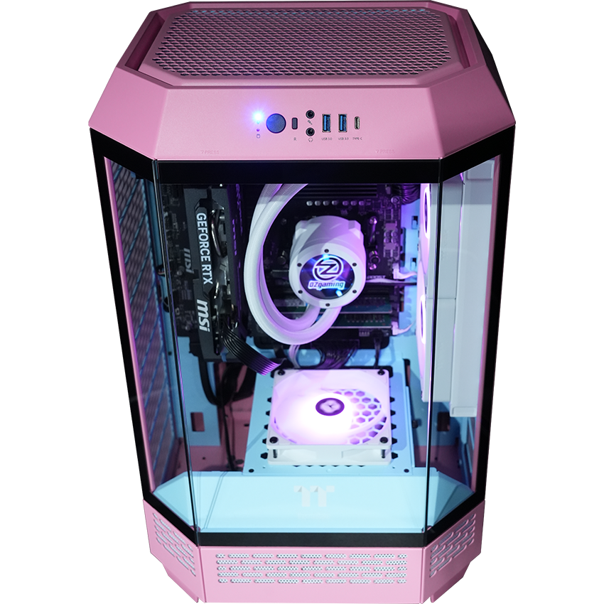 【Tower300ーBubble Pink】<br>Ryzen7 5700x・RTX5060 8G