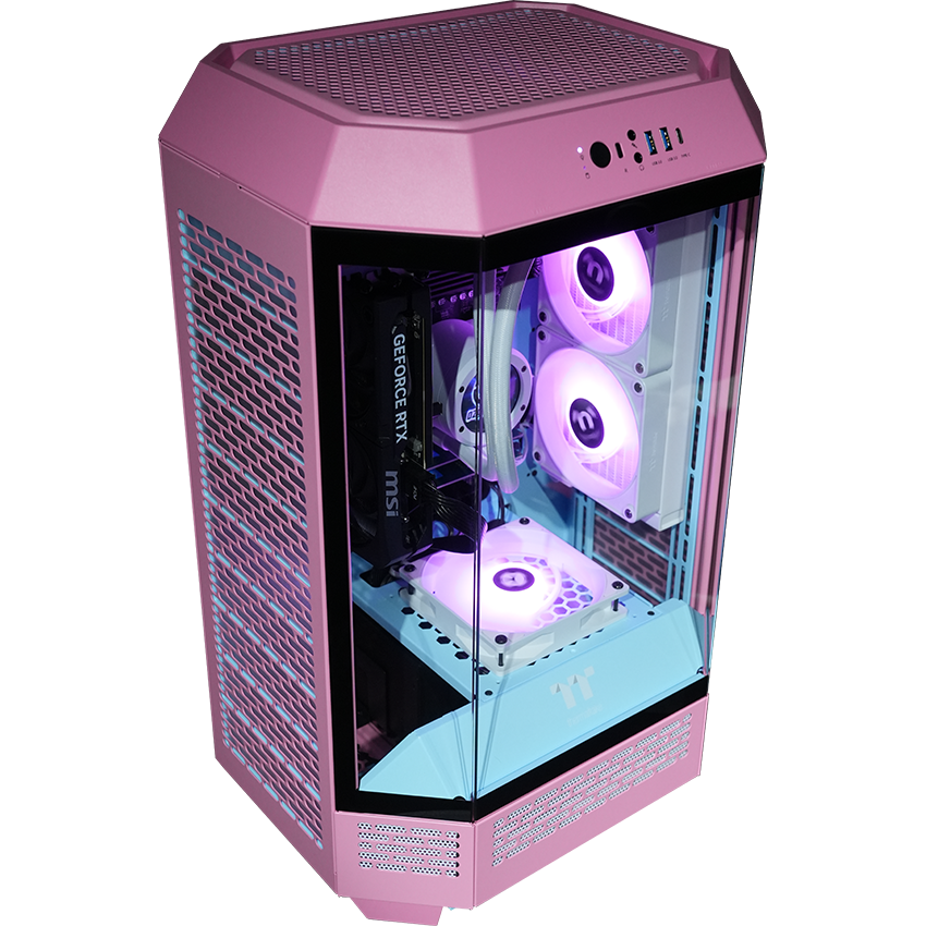 【Tower300ーBubble Pink】<br>Ryzen7 5700x・RTX5060 8G