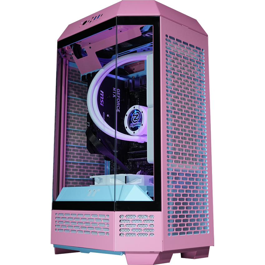 【Tower300ーBubble Pink】<br>Ryzen7 5700x・RTX5060 8G
