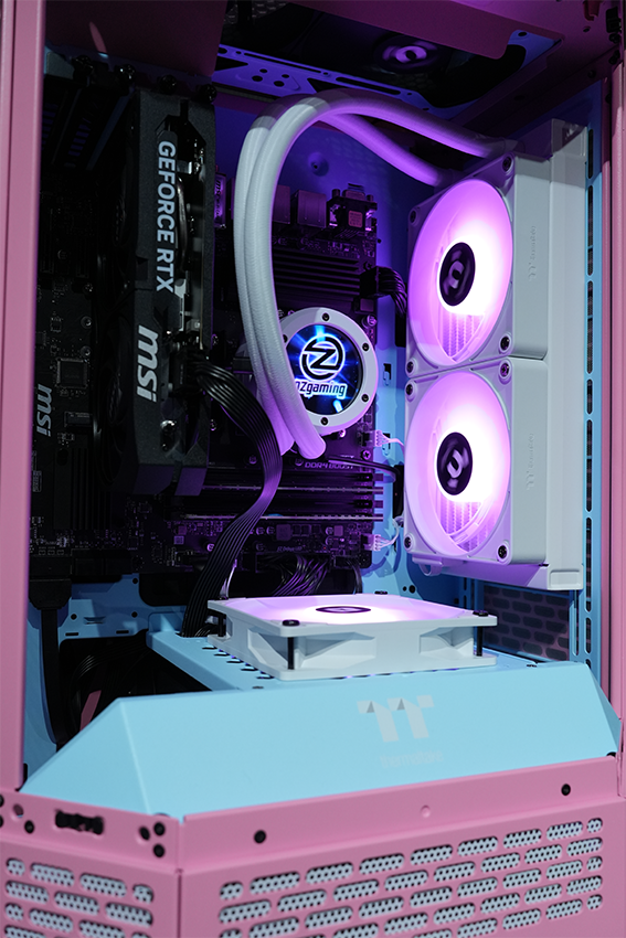 【Tower300ーBubble Pink】<br>Ryzen7 5700x・RTX5060 8G