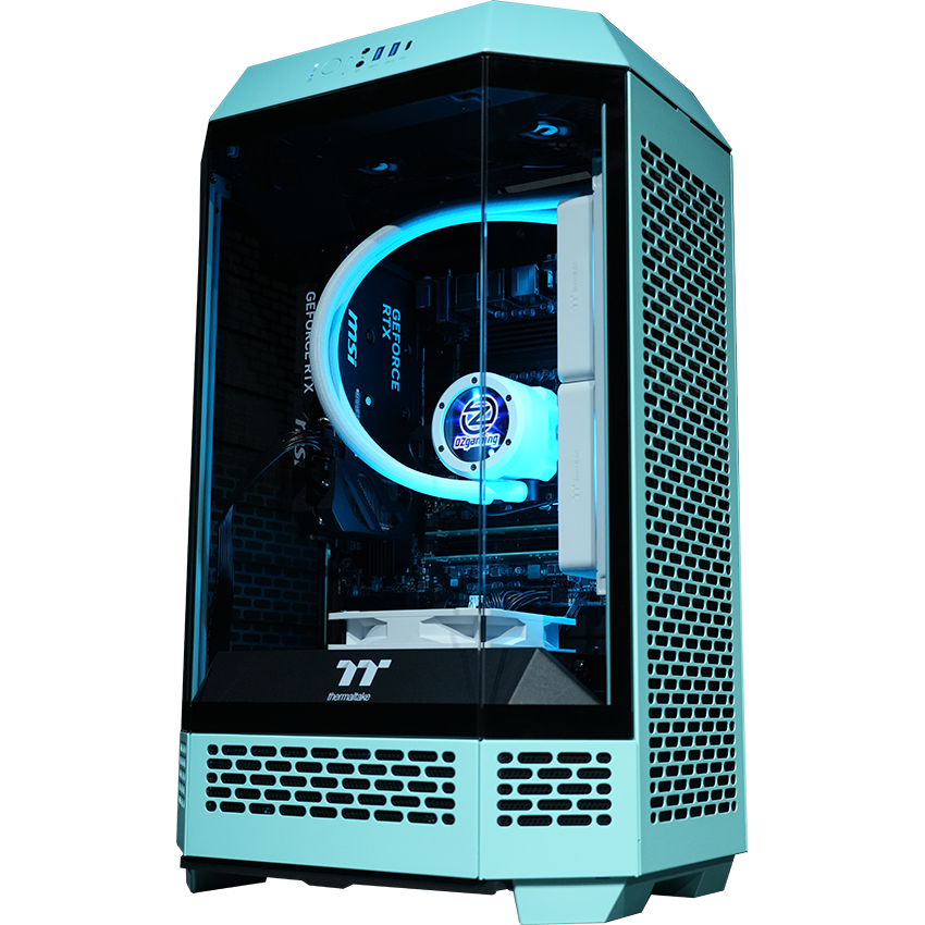 【Tower300ーTurquoise】<br>Ryzen7 5700x・RTX5060 8G