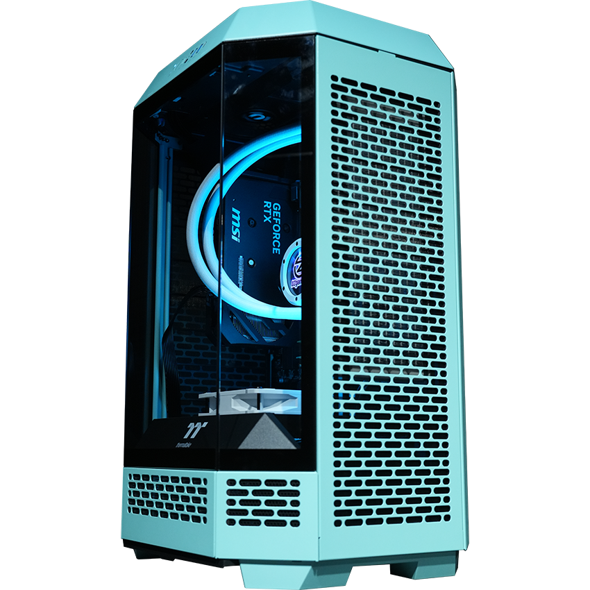 【Tower300ーTurquoise】<br>Ryzen7 5700x・RTX5060 8G