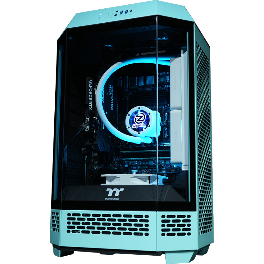 【Tower300ーTurquoise】<br>Ryzen7 5700x・RTX5060 8G