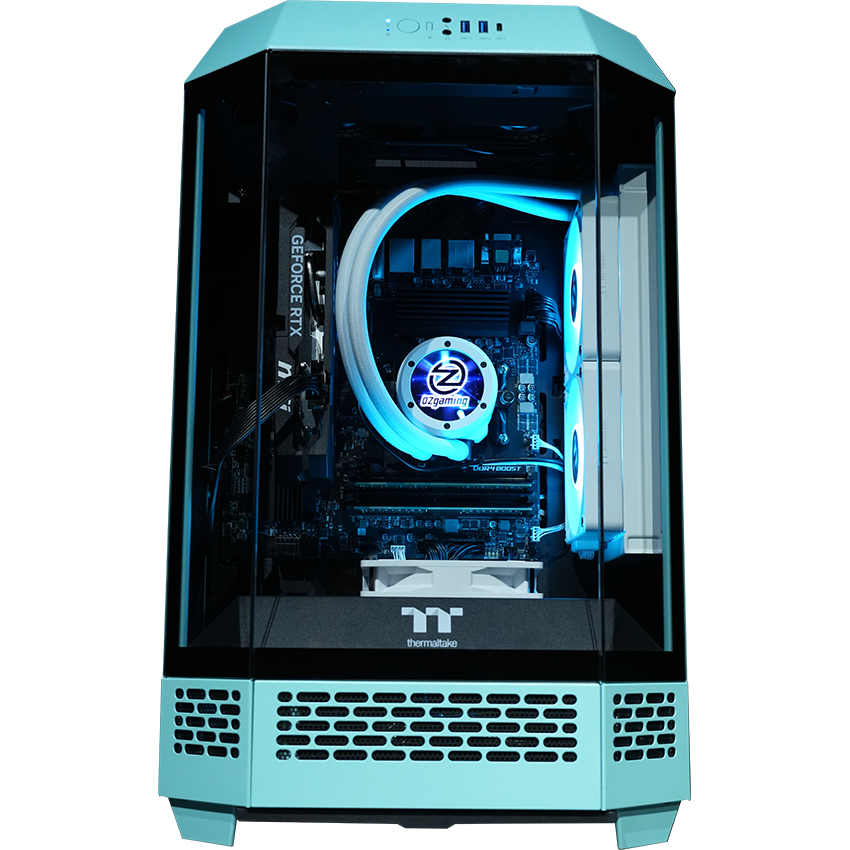 【Tower300ーTurquoise】<br>Ryzen7 5700x・RTX5060 8G