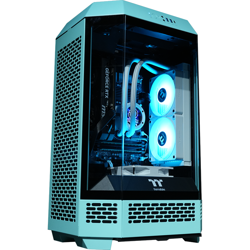 【Tower300ーTurquoise】<br>Ryzen7 5700x・RTX5060 8G