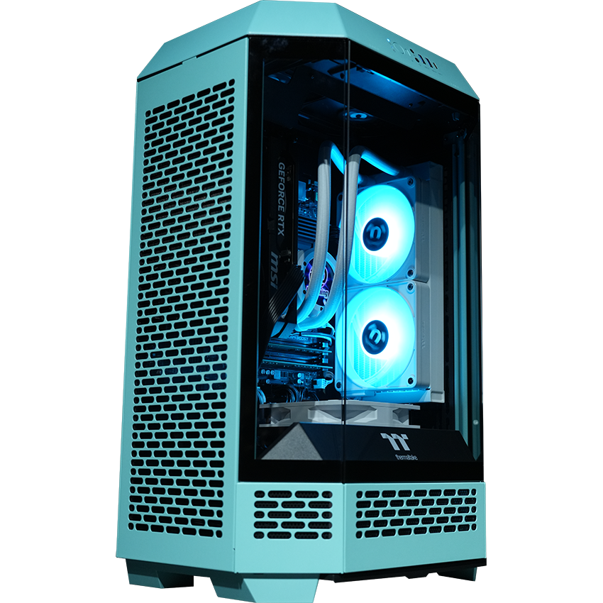 【Tower300ーTurquoise】<br>Ryzen7 5700x・RTX5060 8G