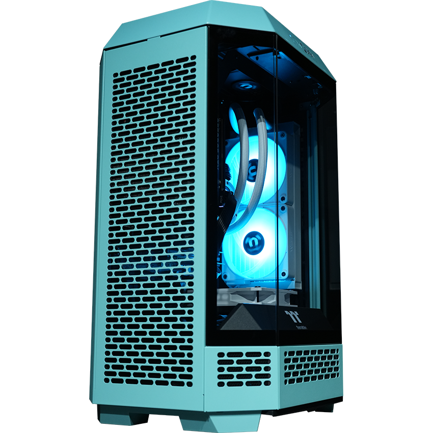 【Tower300ーTurquoise】<br>Ryzen7 5700x・RTX5060 8G