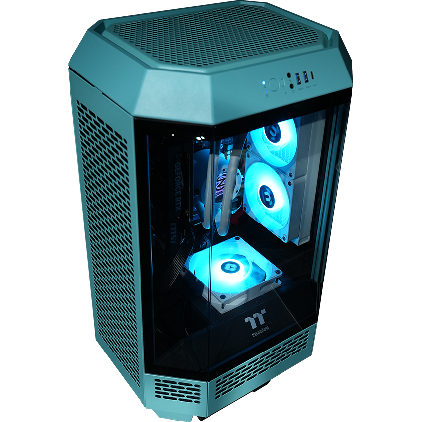 【Tower300ーTurquoise】<br>Ryzen7 5700x・RTX5060 8G