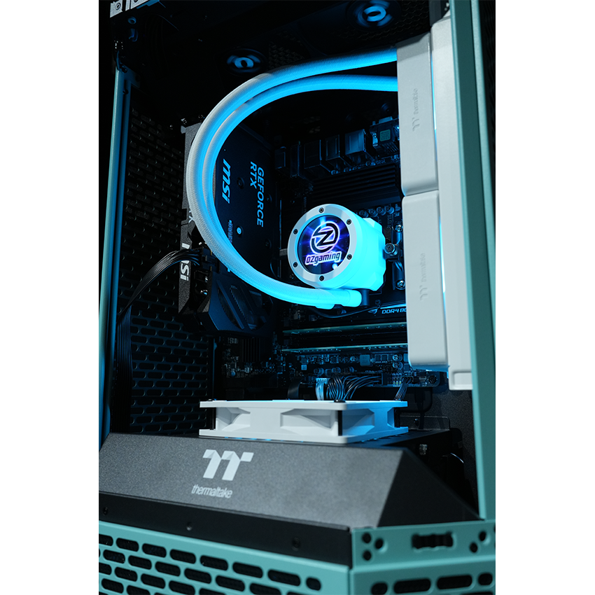 【Tower300ーTurquoise】<br>Ryzen7 5700x・RTX5060 8G