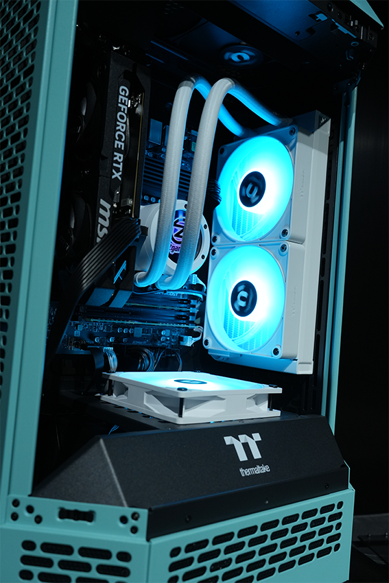 【Tower300ーTurquoise】<br>Ryzen7 5700x・RTX5060 8G