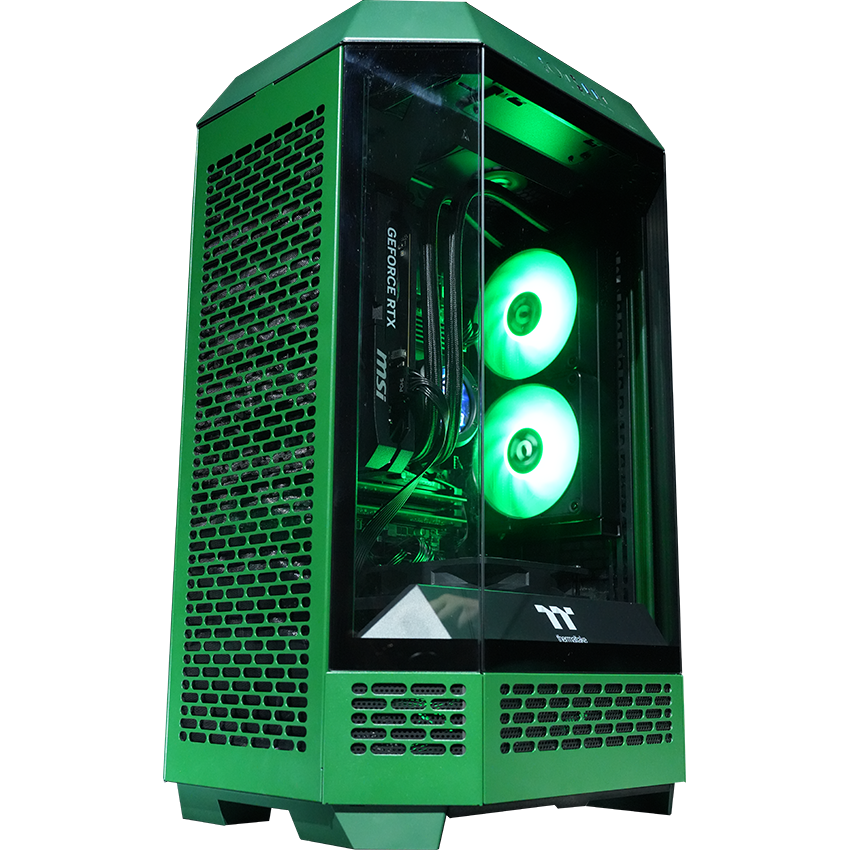 【Tower300ーRacing Green】<br>Ryzen7 5700x・RTX5060 8G