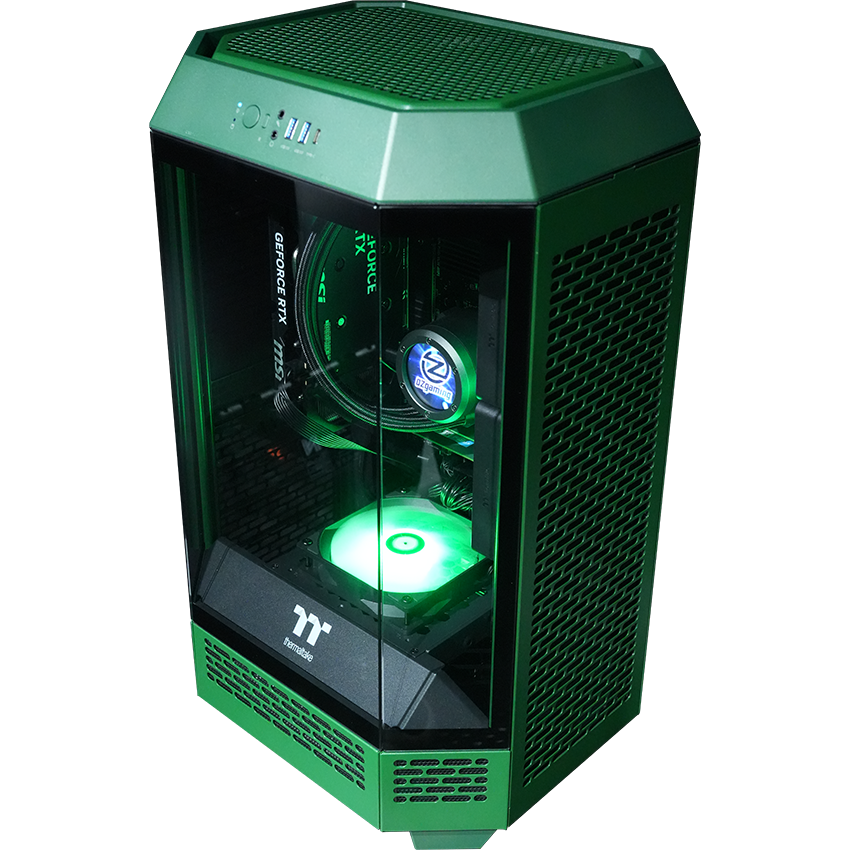 【Tower300ーRacing Green】<br>Ryzen7 5700x・RTX5060 8G