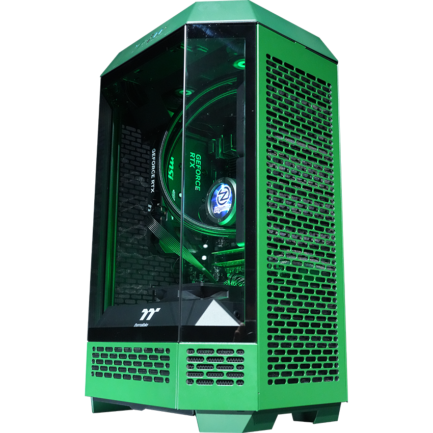 【Tower300ーRacing Green】<br>Ryzen7 5700x・RTX5060 8G