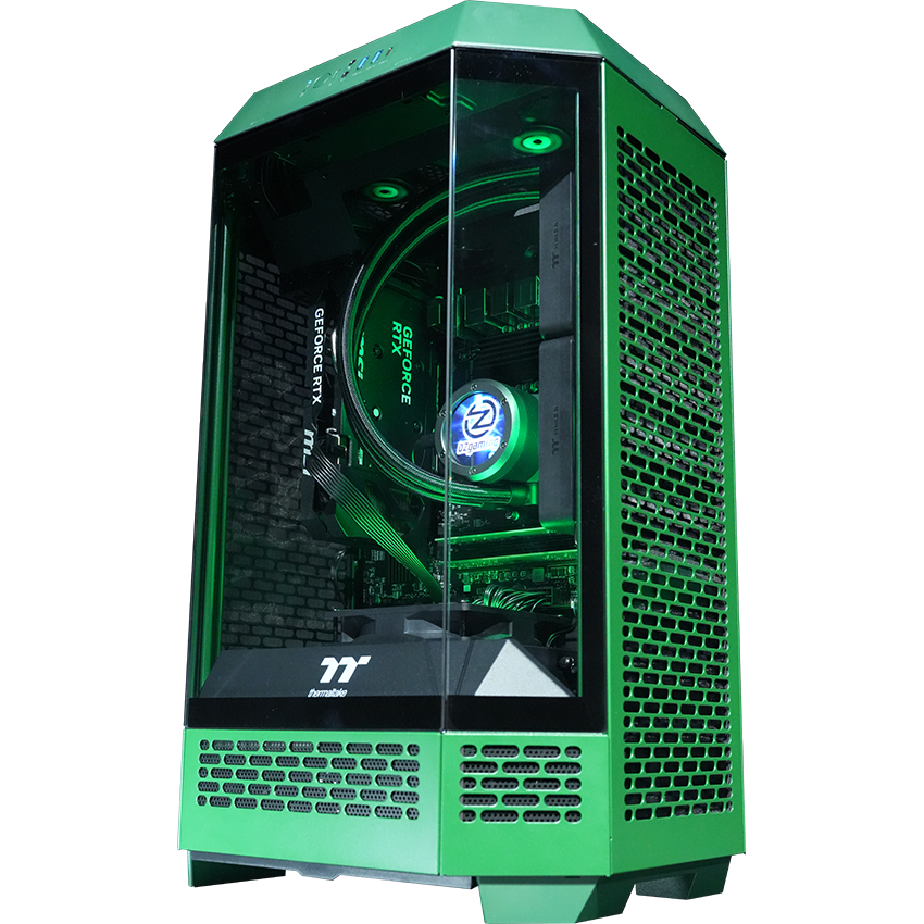 【Tower300ーRacing Green】<br>Ryzen7 5700x・RTX5060 8G