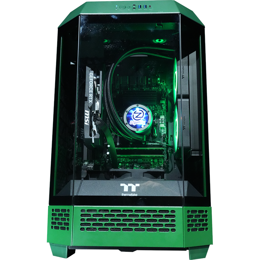 【Tower300ーRacing Green】<br>Ryzen7 5700x・RTX5060 8G