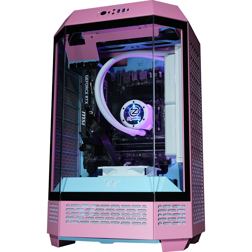 【Tower300ーBubble Pink】<br>Ryzen7 5700x・RTX5060 8G