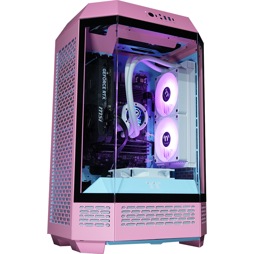 【Tower300ーBubble Pink】<br>Ryzen7 5700x・RTX5060 8G