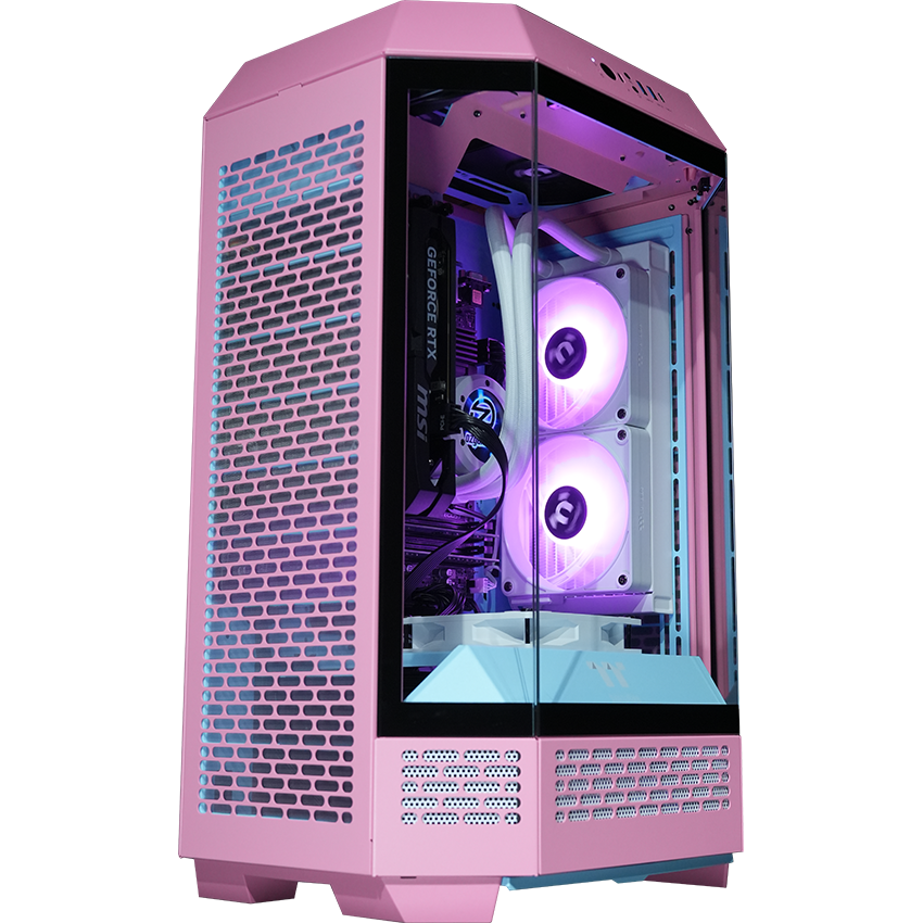 【Tower300ーBubble Pink】<br>Ryzen7 5700x・RTX5060 8G