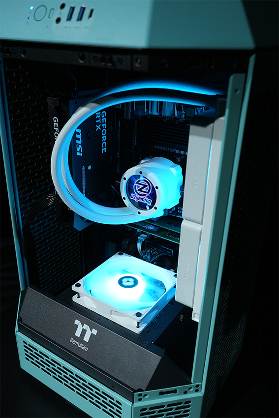 【Tower300ーTurquoise】<br>Ryzen7 5700x・RTX5060 8G