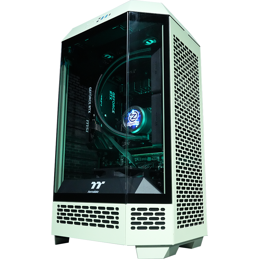 【Tower300ーMatcha Green】<br>Ryzen7 5700x・RTX5060 8G