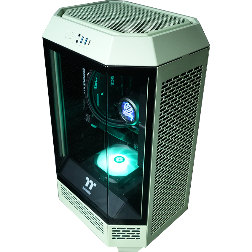 【Tower300ーMatcha Green】<br>Ryzen7 5700x・RTX5060 8G