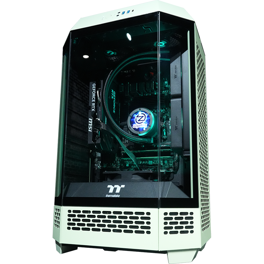 OZgaming 【Tower300ーMatcha Green】 Ryzen7 5700x・RTX5060 8Gの公式商品画像