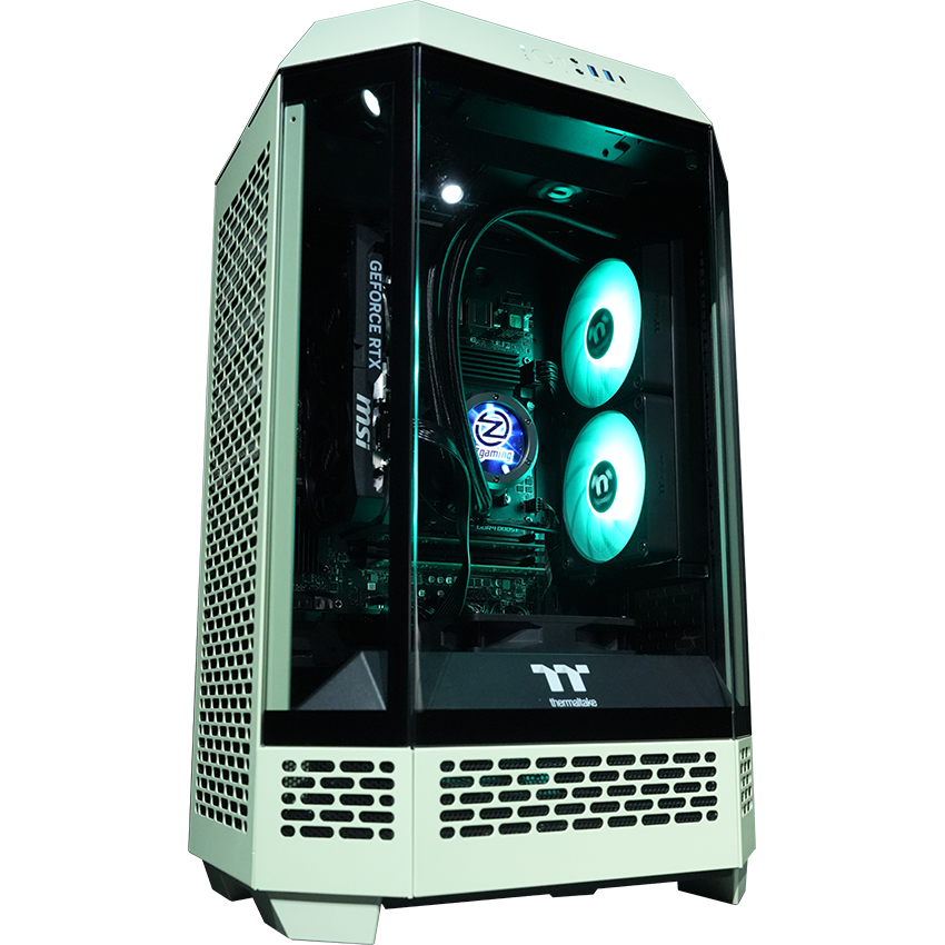 【Tower300ーMatcha Green】<br>Ryzen7 5700x・RTX5060 8G
