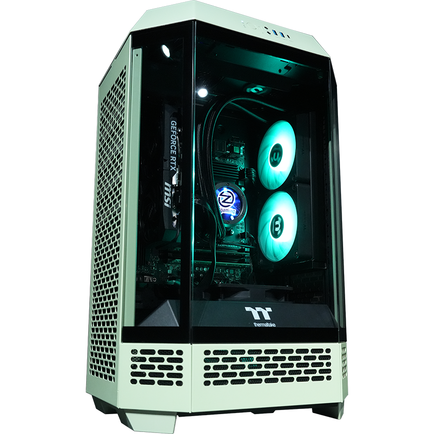 【Tower300ーMatcha Green】<br>Ryzen7 5700x・RTX5060 8G