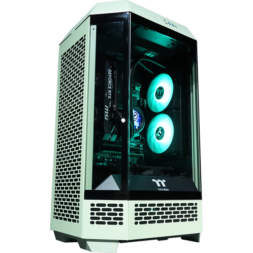 【Tower300ーMatcha Green】<br>Ryzen7 5700x・RTX5060 8G