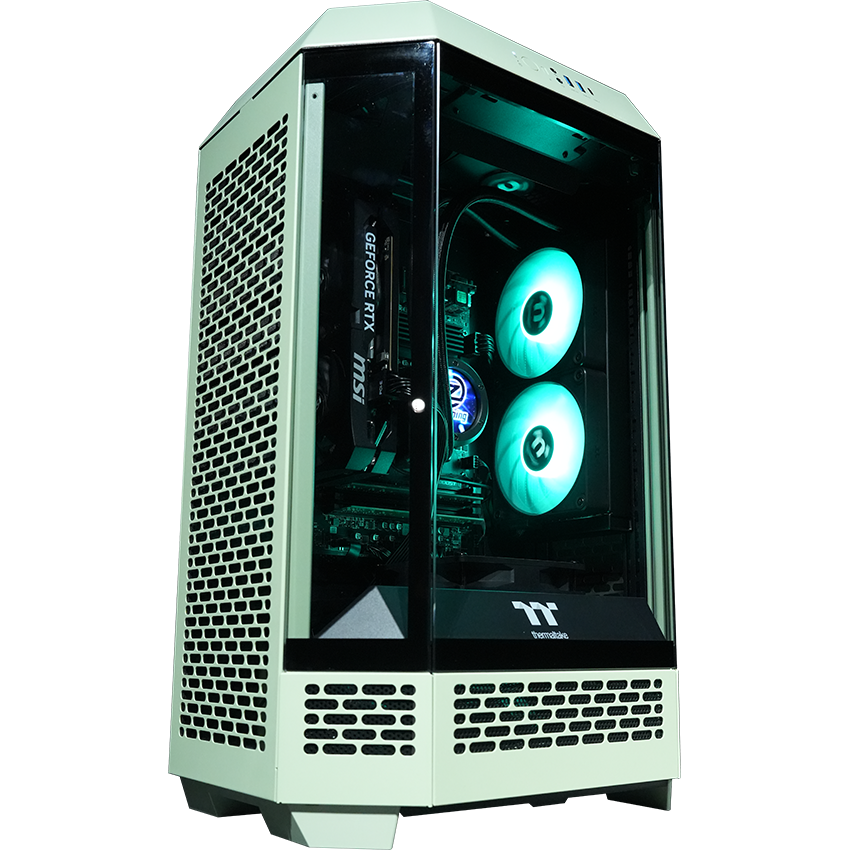 【Tower300ーMatcha Green】<br>Ryzen7 5700x・RTX5060 8G