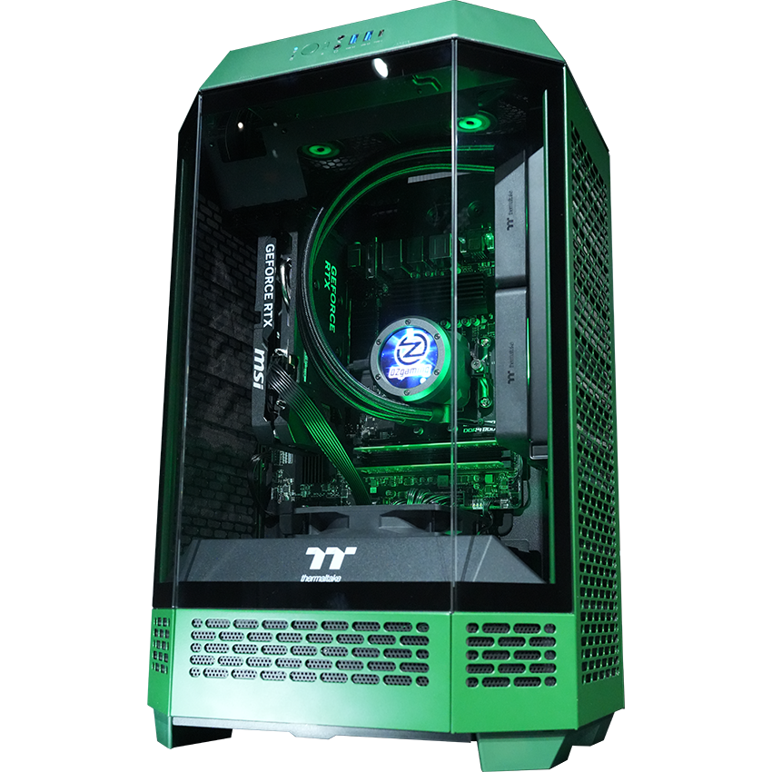 【Tower300ーRacing Green】<br>Ryzen7 5700x・RTX5060 8G