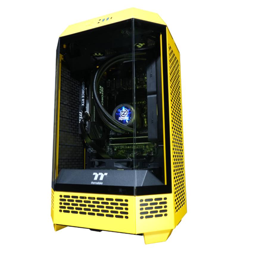 Tower300ーBumblebee】<br>Ryzen7 5700x・RTX5060 8G | ケース別,縦型