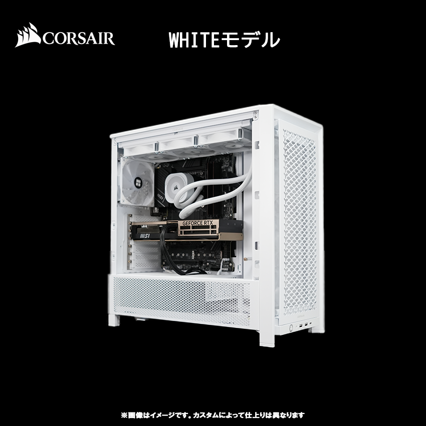 【CORSAIR FRAME 4000D】<br>Ryzen5 9600x・RX9060XT 8G 搭載
