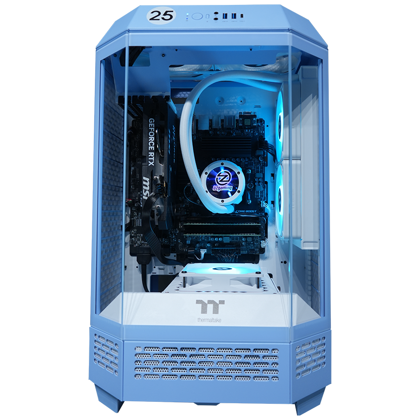 【Tower300ーHydrangea Blue】<br>Ryzen7 5700x・RTX5060 8G