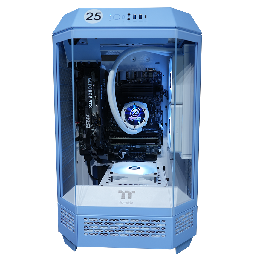 【Tower300ーHydrangea Blue】<br>Ryzen7 5700x・RTX5060 8G