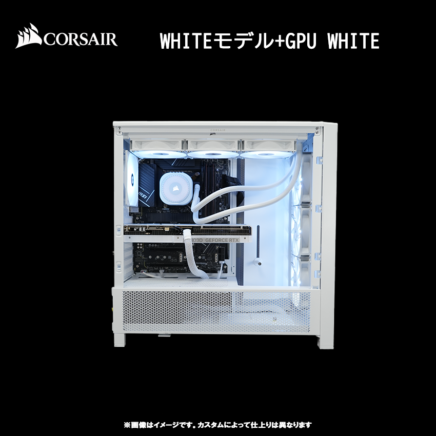 CORSAIR FRAME 4000D ARGB<br>Ryzen7 9800x3D・RX9060XT 8G 搭載