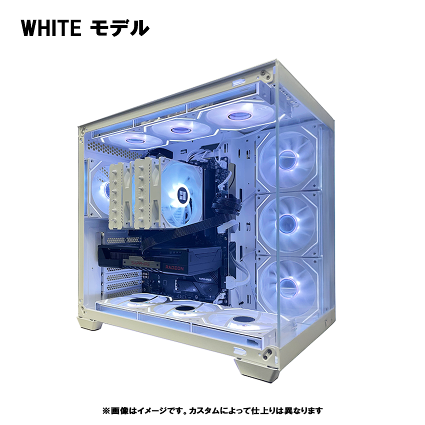 ピラーレスseries】<br>Ryzen7 7800x3D・RX9070XT | RX9070XT