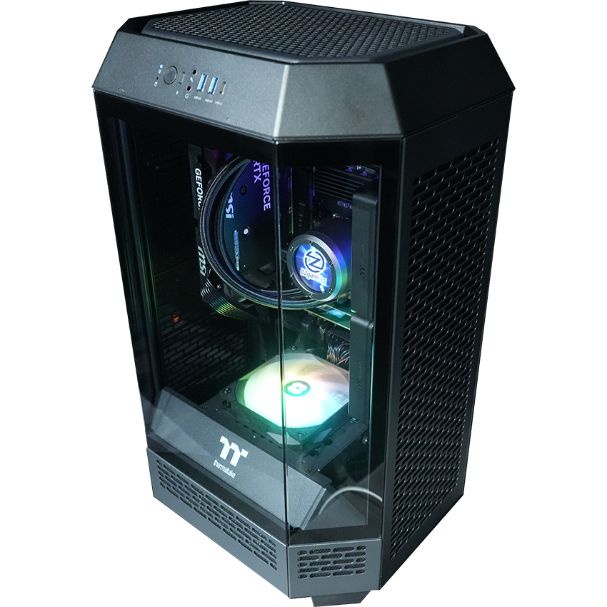 【Tower300ーBlack】<br>Ryzen7 5700x・RTX5060 8G